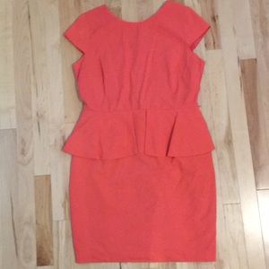 Dress with peplum detail